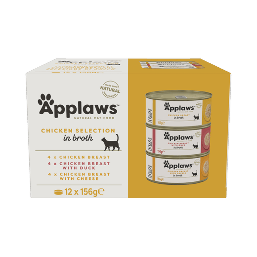 Ennakkotilaus  Applaws kissa Multipack KANA lajitelma 12x156g