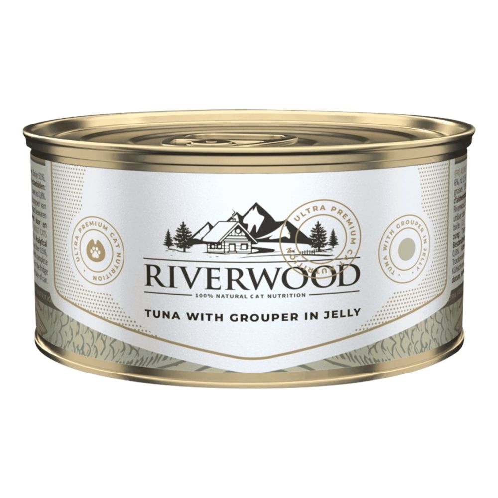 Riverwood Caviar for Cats Tuna with grouper in Jelly 85 g