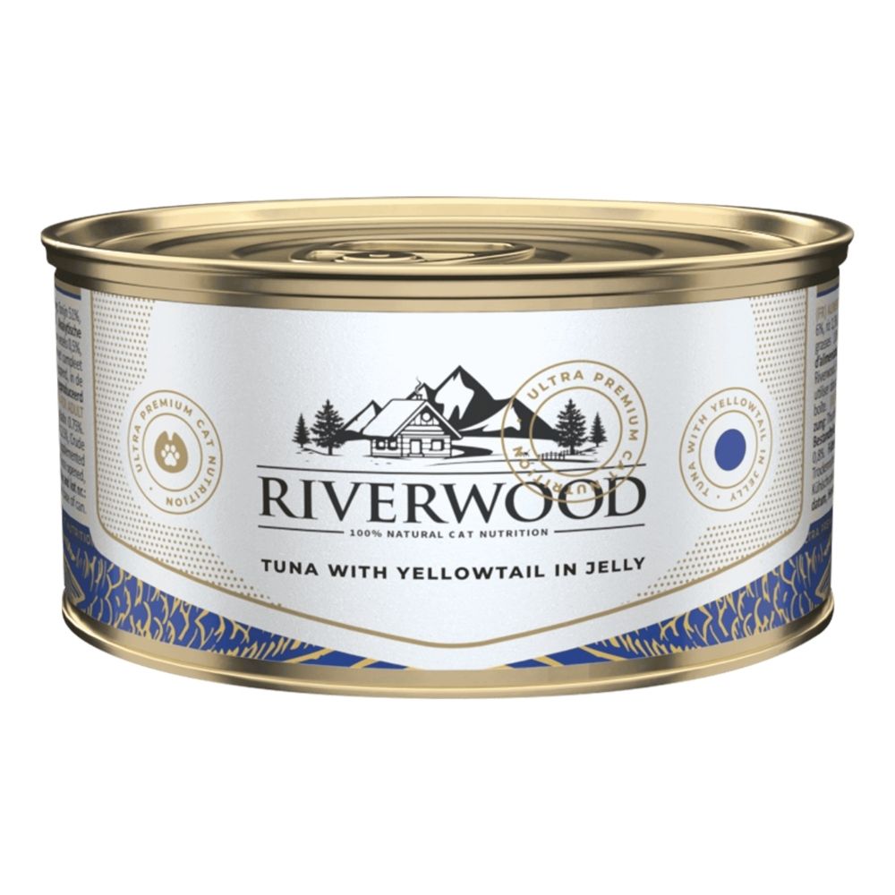 Riverwood Caviar for Cats Tuna with Yellow Tail in Jelly 85 g