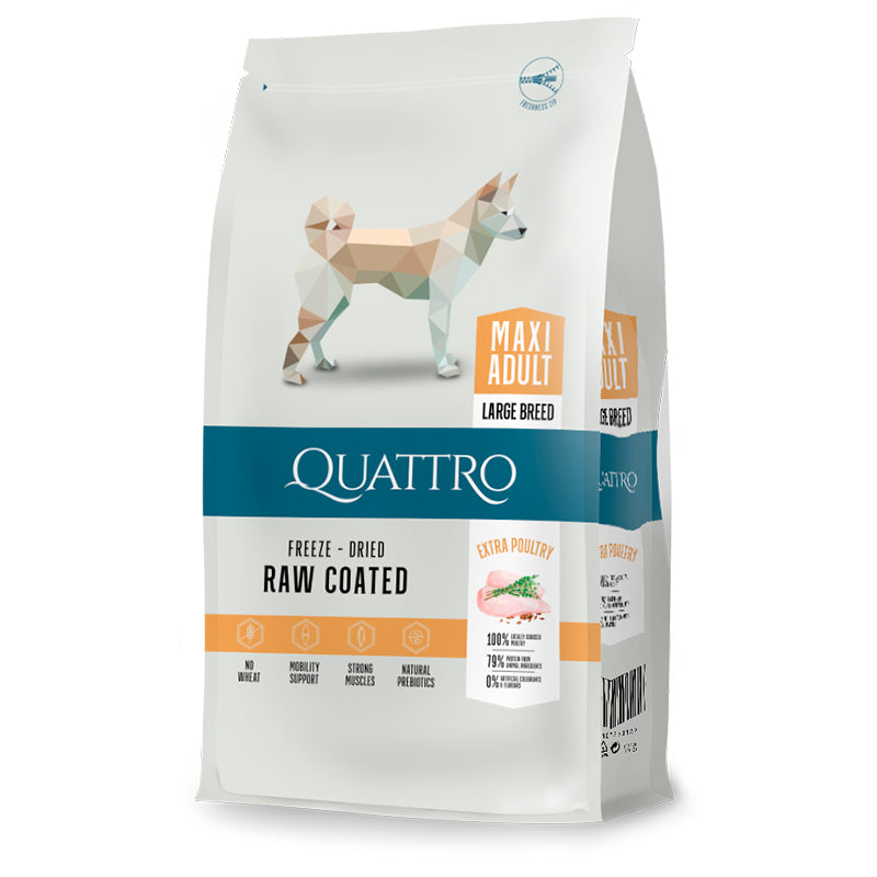 12 kg Quattro Dog Maxi Adult Large Breed