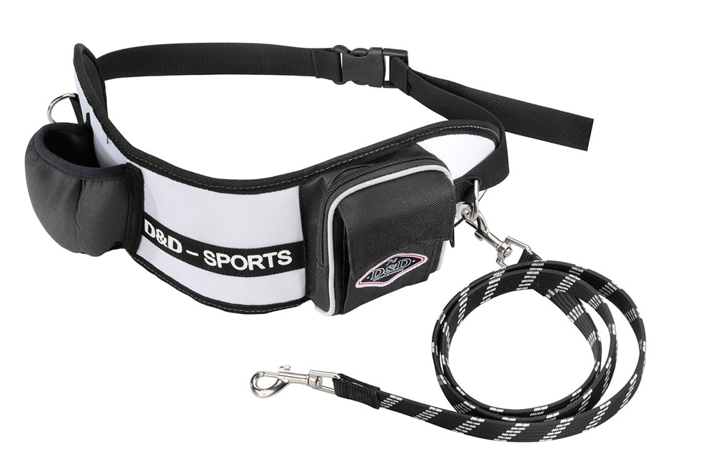 D&D Sports -talutusvyö pienet ja keskikok. koirat 110cm, mu-va