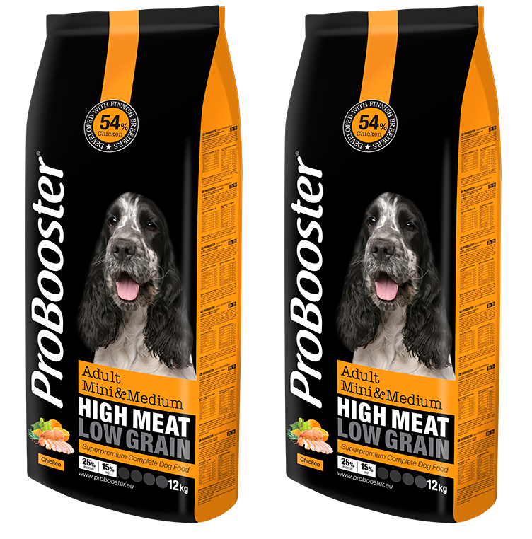 2x12kg ProBooster Adult Mini & Medium