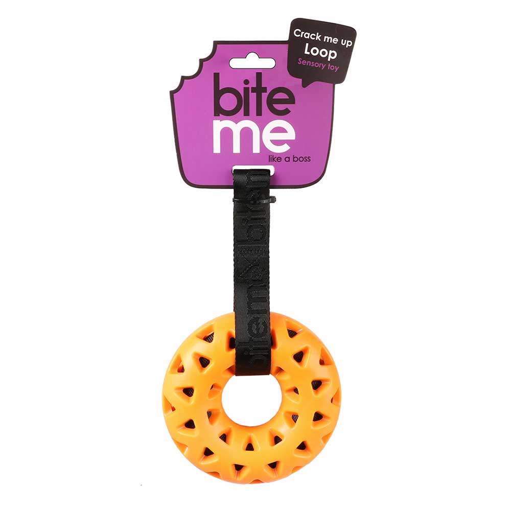 Bite Me Crack Me Up Loop Koiran kumilelu käsilenkillä