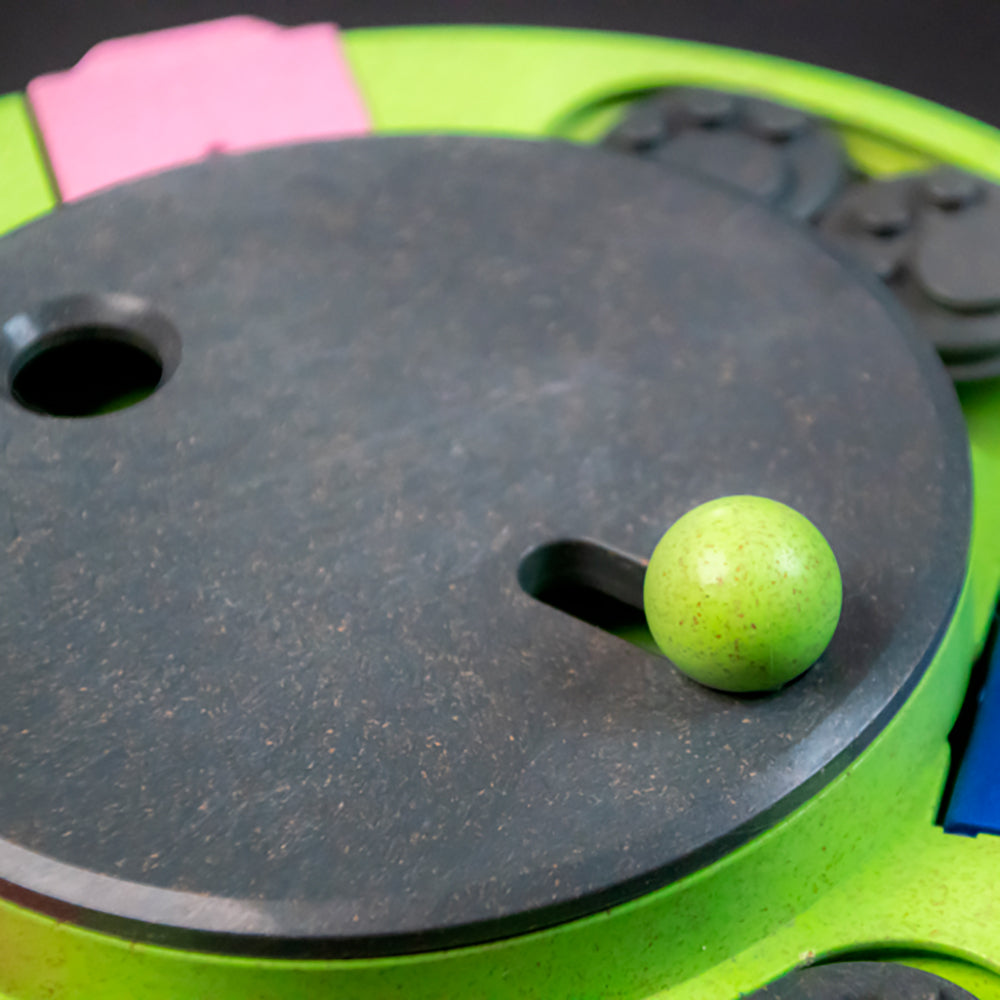 Eat Slow Live Longer Koiran aktivointipeli Puzzle, Circle
