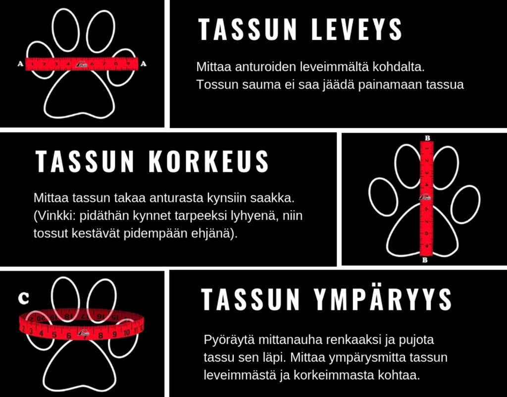 FinNero Halla-tossut, 4 kpl / pkt