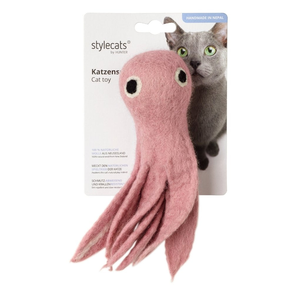 Hunter kissanlelu Octi Otto 16 cm, pinkki