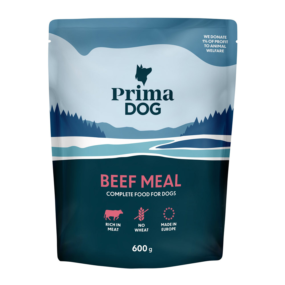 PrimaDog Nauta-ateria 600 g