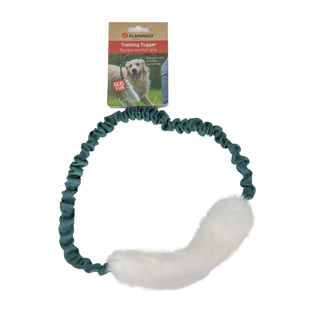 Flamingo Furtra Ring Bungee kaninkarvainen palkkauslelu, rengas 25 cm