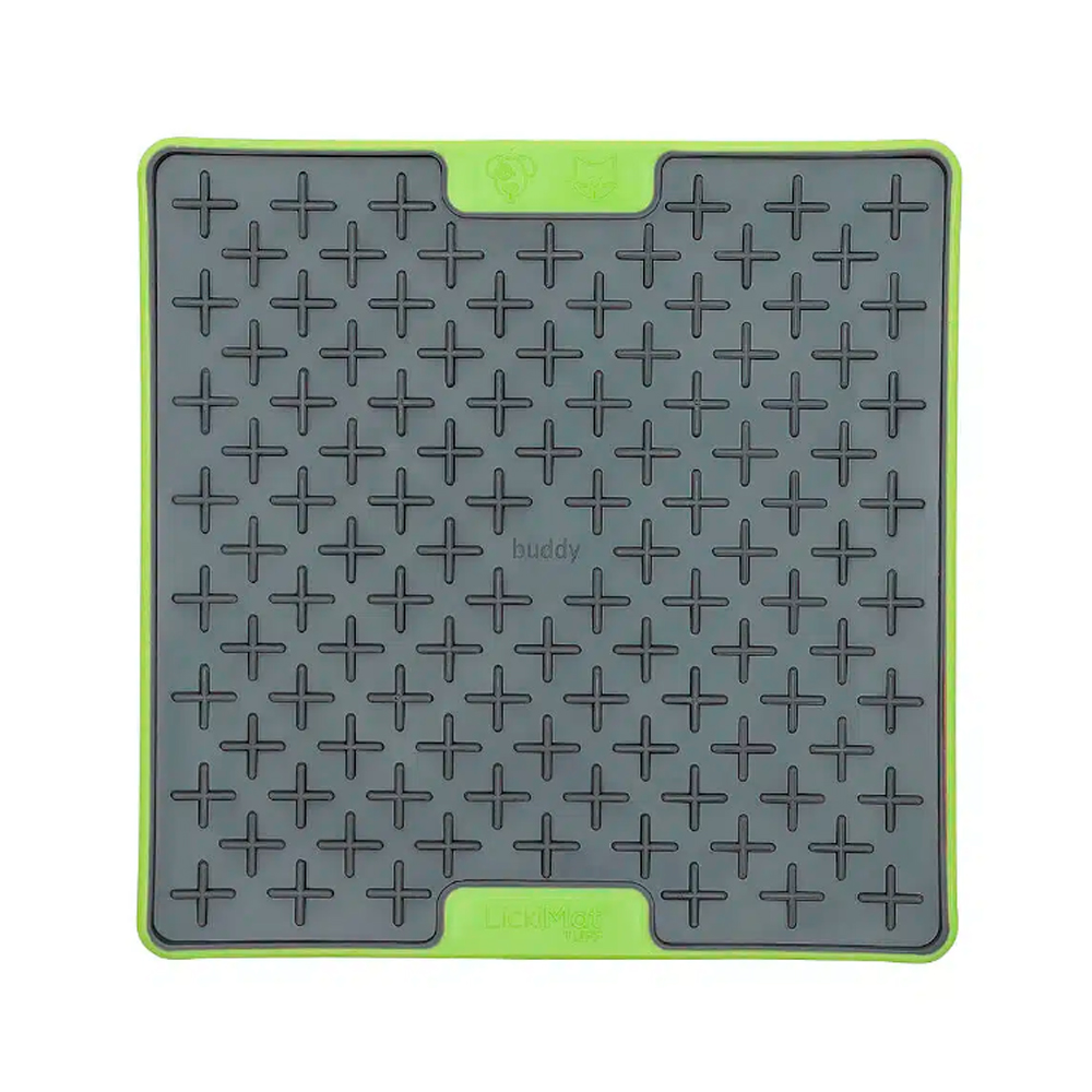 LickiMat Aktivointimatto Buddy Tuff, vihreä, 20 x 20 cm
