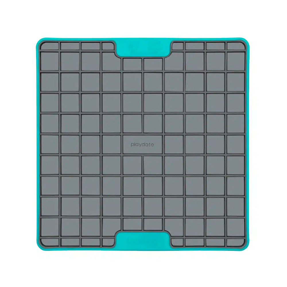 LickiMat Aktivointimatto Playdate Tuff, vaaleansininen, 20 x 20 cm