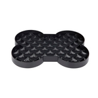 LickiMat SloDog Ahmimisenestoalusta koiralle, Musta, 35 x 26 x 3 cm