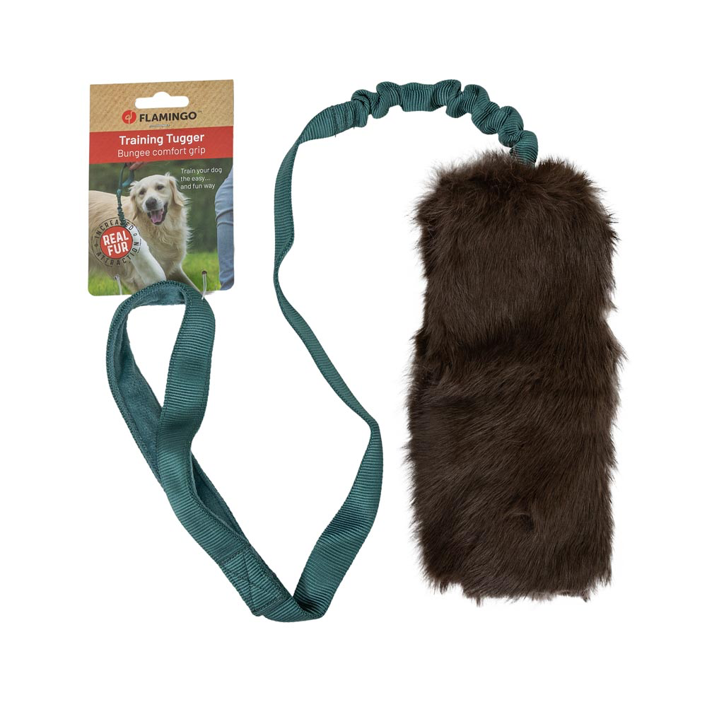 Flamingo Furtra Chaser Bungee kaninkarvainen palkkauslelu 55 cm