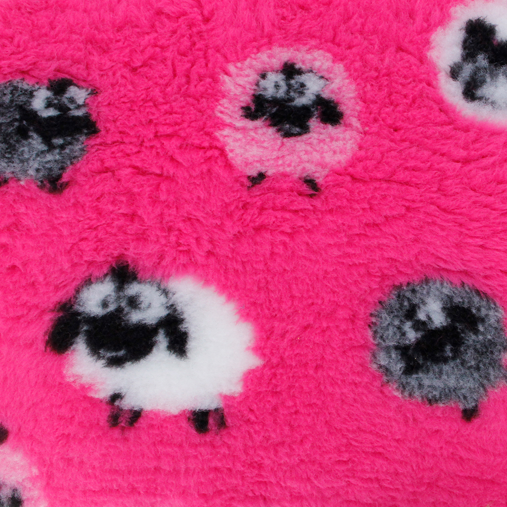 Foxy Fur -makuualusta Pinkki lammas
