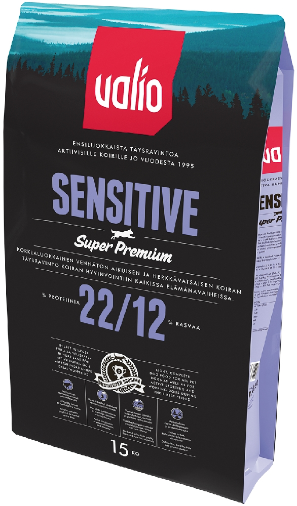 15kg VALIO Premium Sensitive 22/12