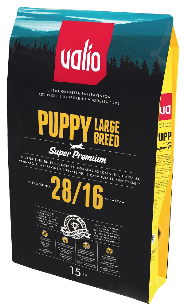 15kg VALIO Puppy Large Breed 28/16
