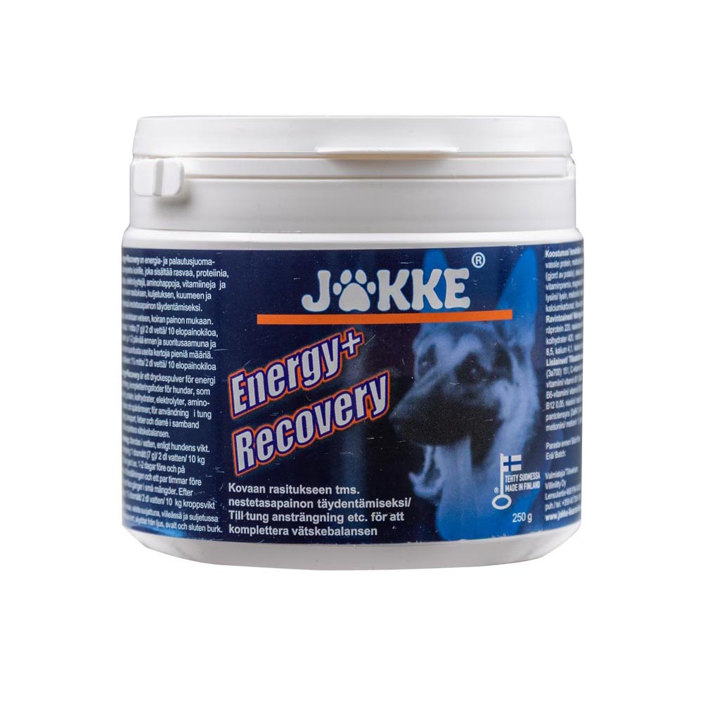 JAKKE energy+recovery, täydennysrehu koirille 250g