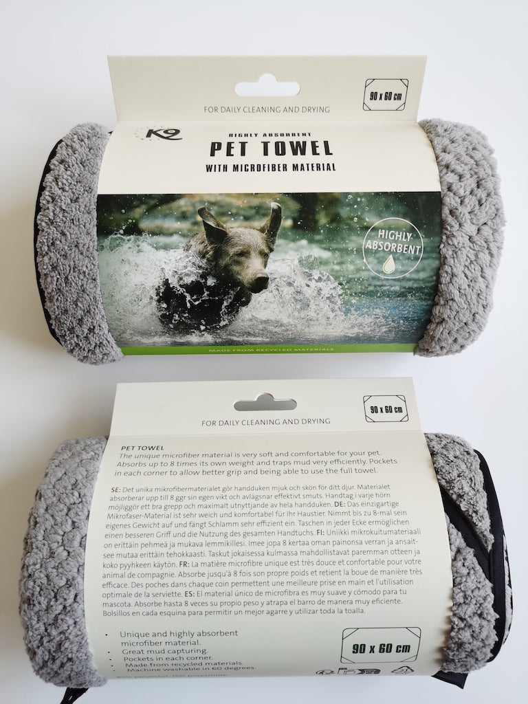 K9 Competition Pet Towel -mikrokuitupyyhe