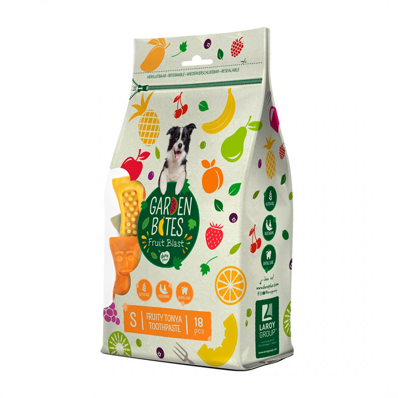 Duvo+ Garden Bites Hedelmä, Hannele Hammasharja S, 270 g