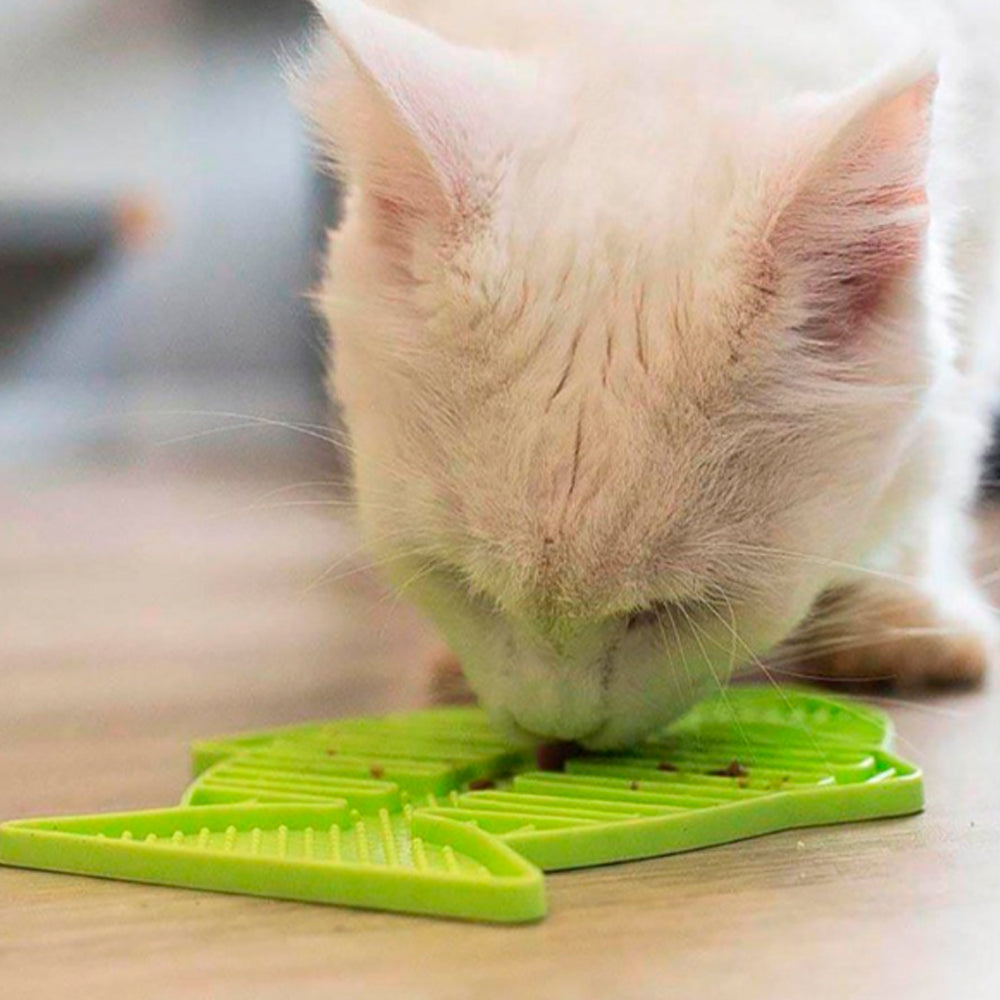 LickiMat Aktivointimatto Cat Casper kissalle, 22 x 16 cm , Lime