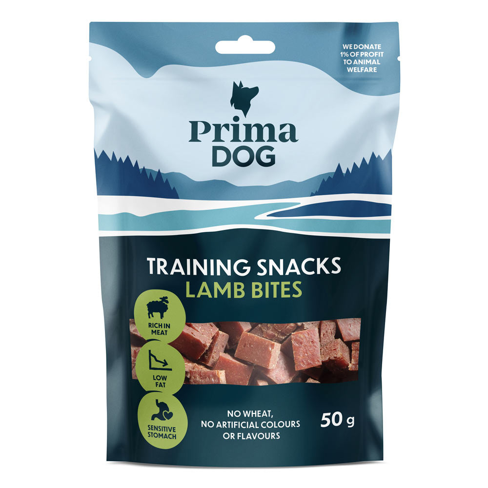 PrimaDog Training snacks Lammaspala 50 g