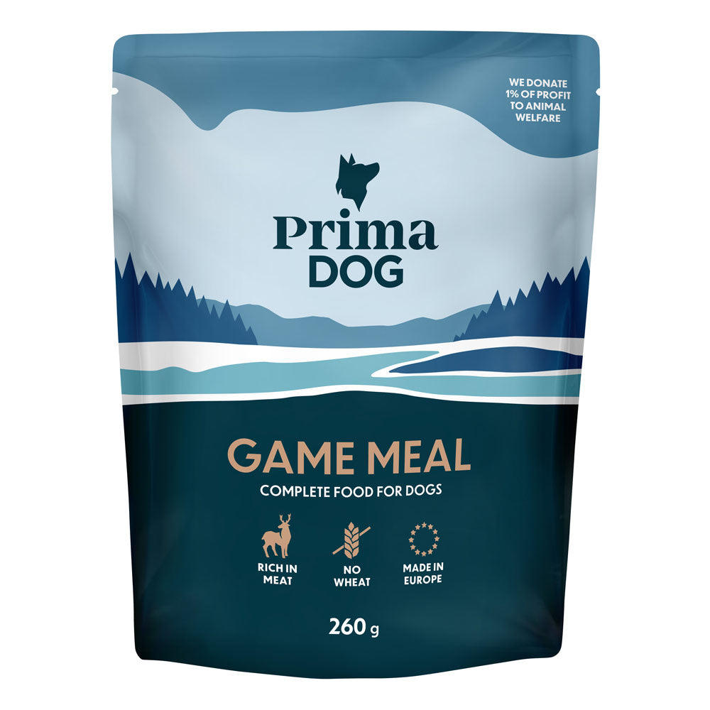PrimaDog Riista-ateria 260g