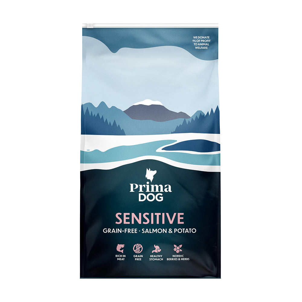 PrimaDog Adult Sensitive Viljaton Lohi & Peruna 10 kg
