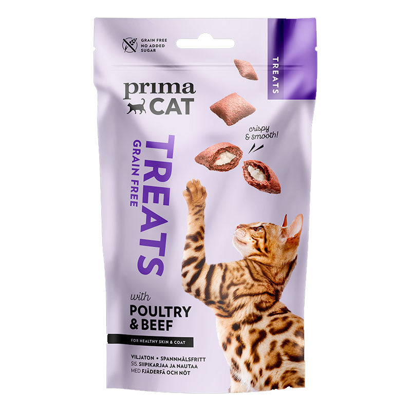 PrimaCat Crunchy Makupala kissalle, Skin & coat 40 g