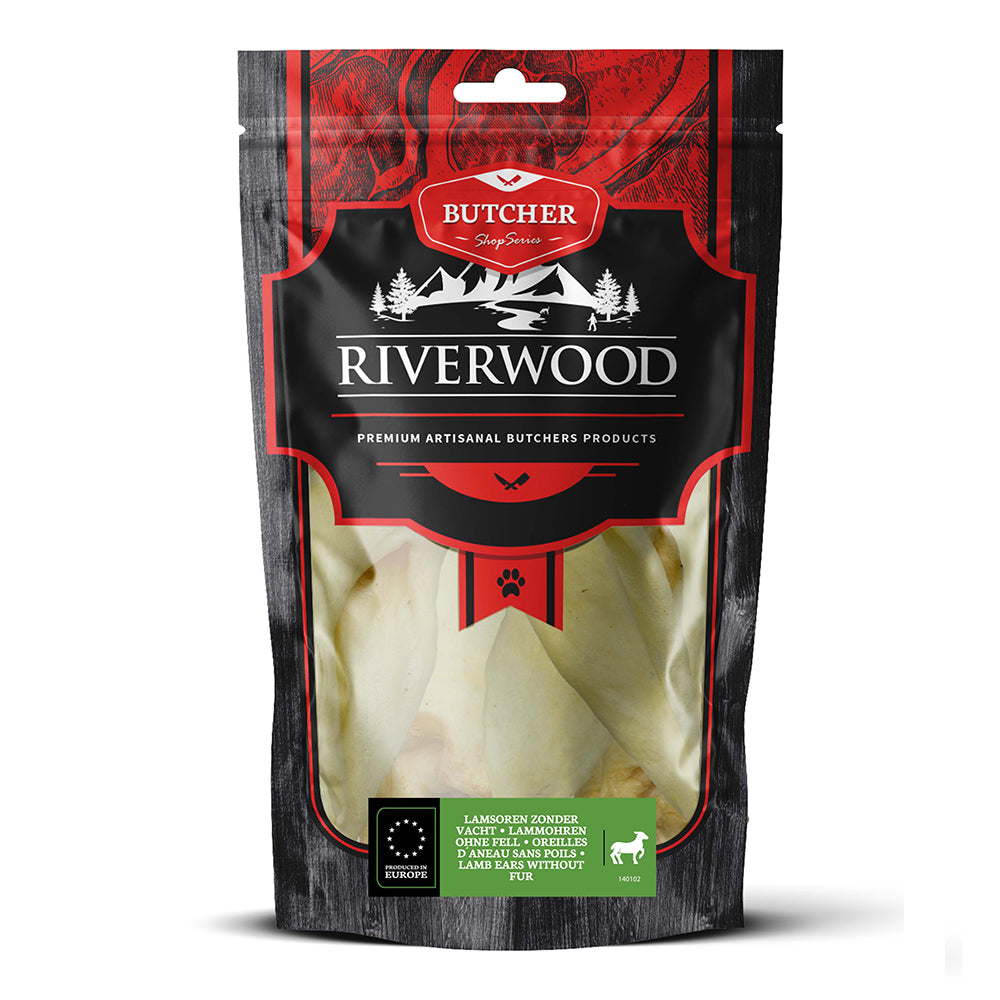 Riverwood Lampaankorvat koirille, 100 g