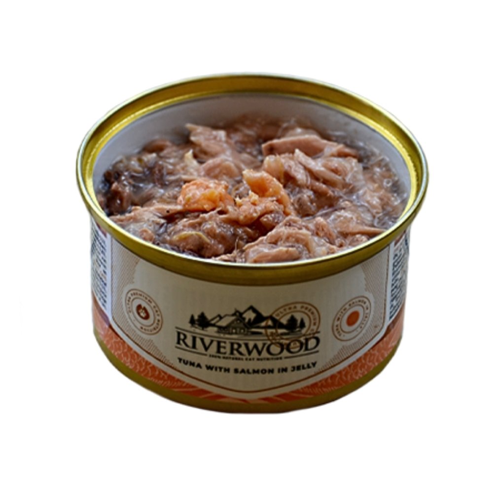 Riverwood Caviar for Cats Tuna with Salmon in Jelly 85 g