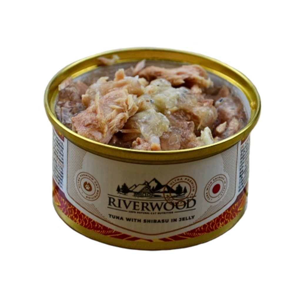 Riverwood Caviar for Cats Tuna with Shirasu in Jelly 85 g