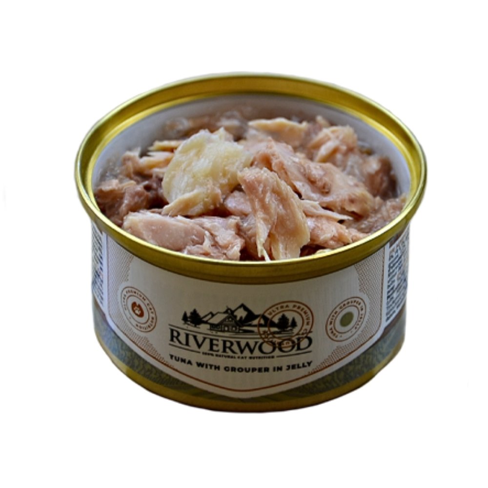 Riverwood Caviar for Cats Tuna with grouper in Jelly 85 g