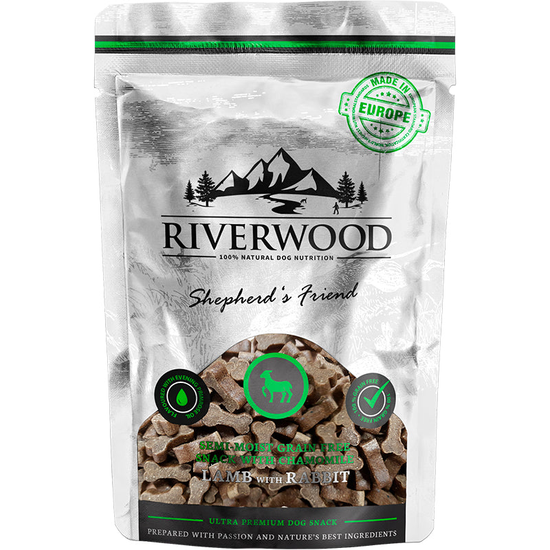 Riverwood Puolikosteat viljattomat makupalat, 200 g