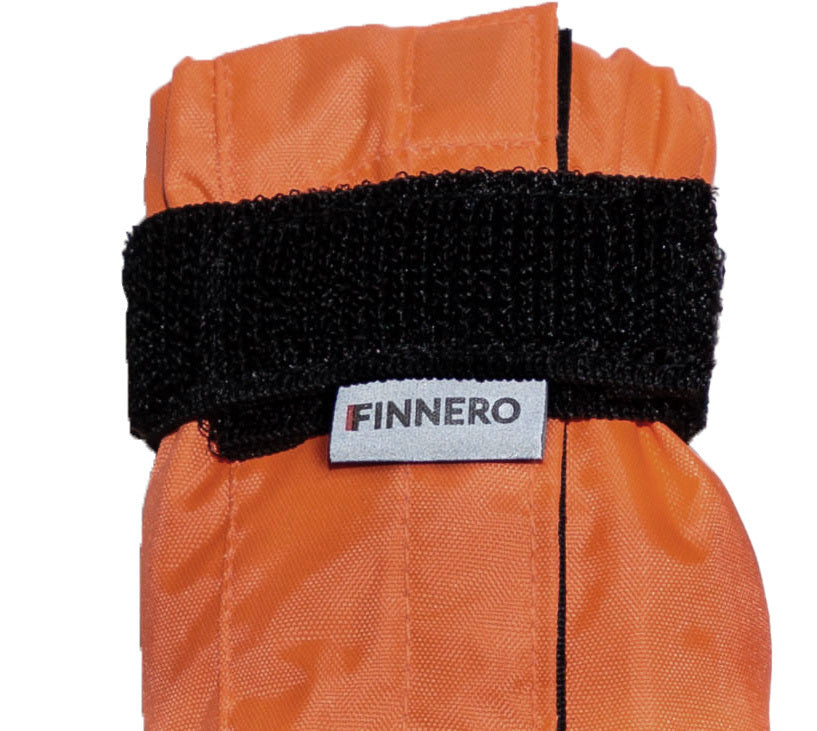FINNERO SULO suojatossut koiralle, 2 kpl/pkt - Oranssi