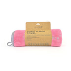 Show Tech+ Coral Fleece -pyyhe, pinkki 56 x 90 cm