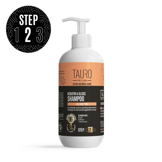 Ennakkotilaus TPL Natural Care Keratin & Gloss shampoo 400ml
