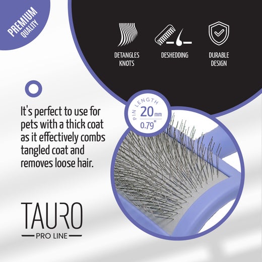 Ennakkotilaus  Tauro Pro Line Muovinen karsta, pehmeät piikit 20mm Violetti