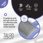 Ennakkotilaus  Tauro Pro Line Muovinen karsta, pehmeät piikit 20mm Violetti