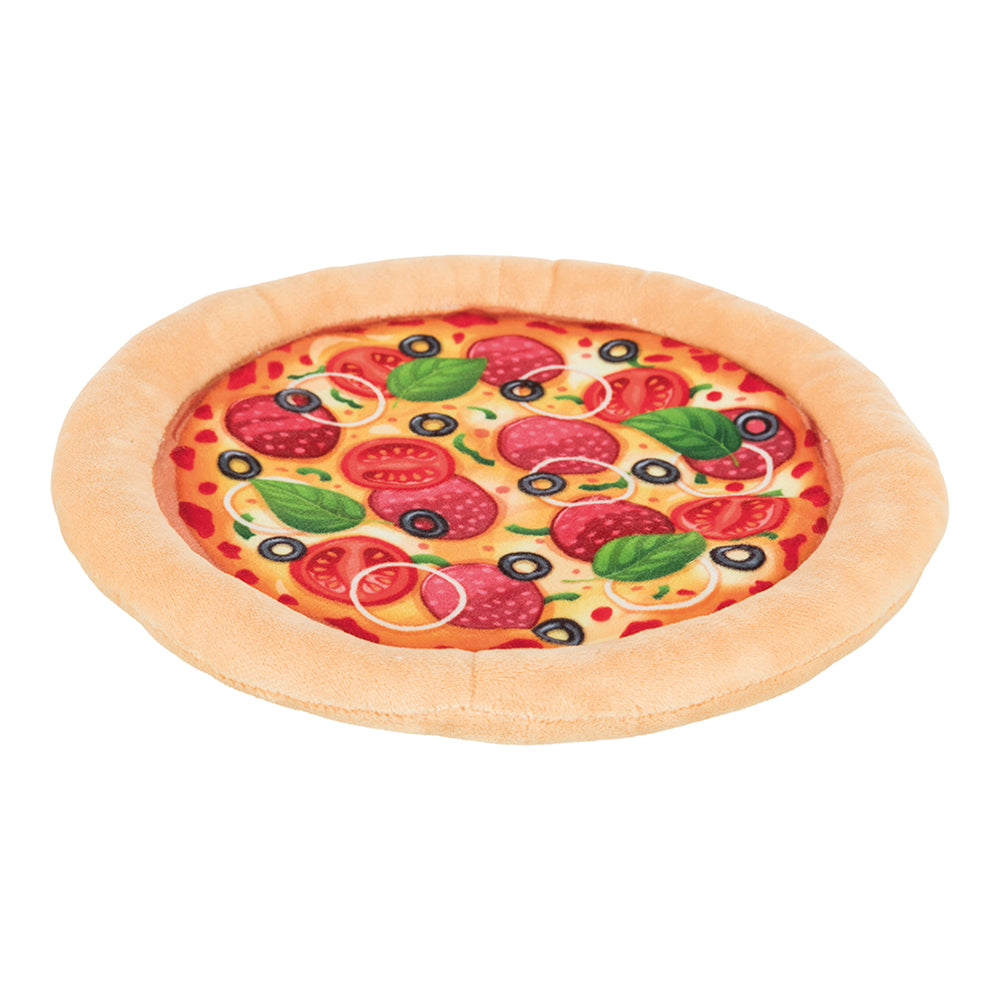 Trixie Herkku Pizza, rapiseva pehmolelu halk. 26cm