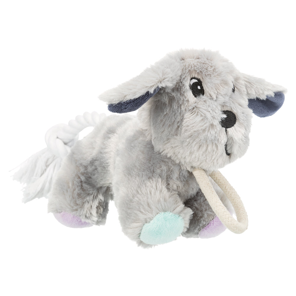Trixie Junior Pehmolelu, koira köydellä