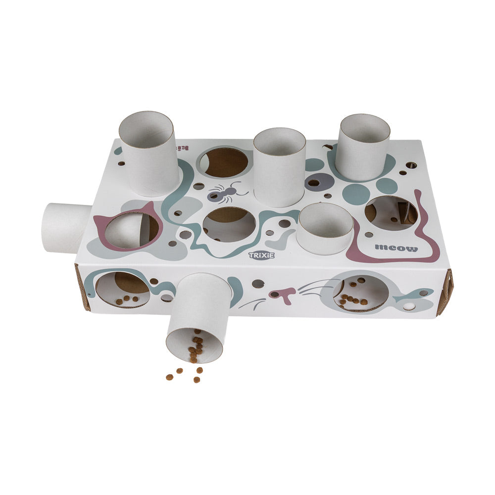 Trixie Cat Activity Paws'n'Treats pahviboksi, 35 × 20 x 7 cm