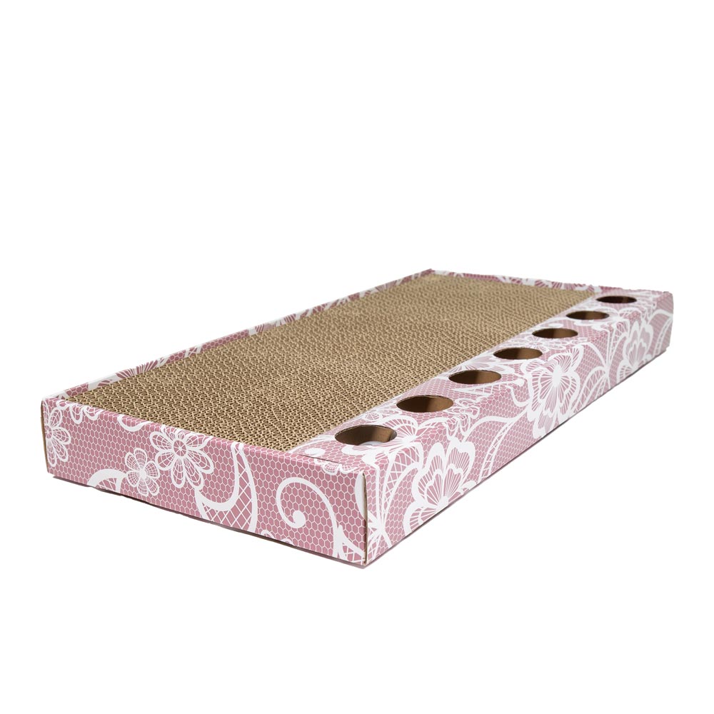 Trixie Raapimispahvi palloilla 48 × 5 × 25 cm, pinkki