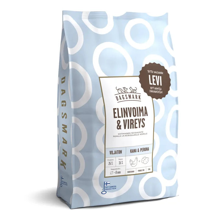 Dagsmark ELINVOIMA & VIREYS vehnätön kana-peruna 5kg