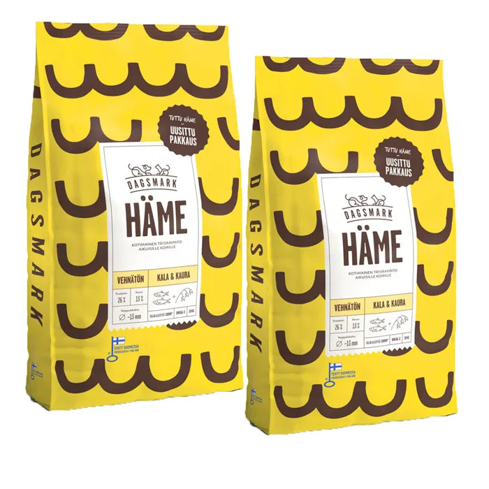 2 x 10 kg Dagsmark HÄME vehnätön kala-kaura