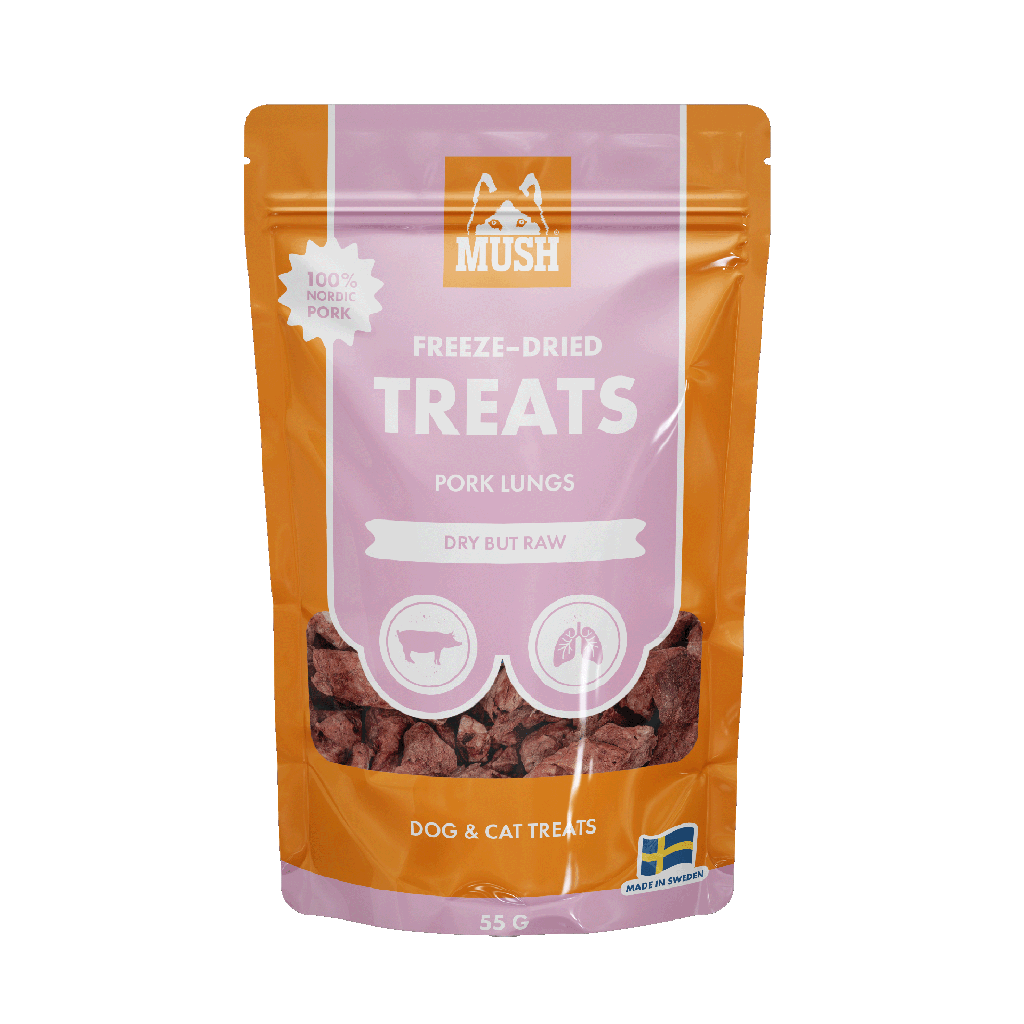 MUSH Treats Possunkeuhko, pakastekuivattu 45g