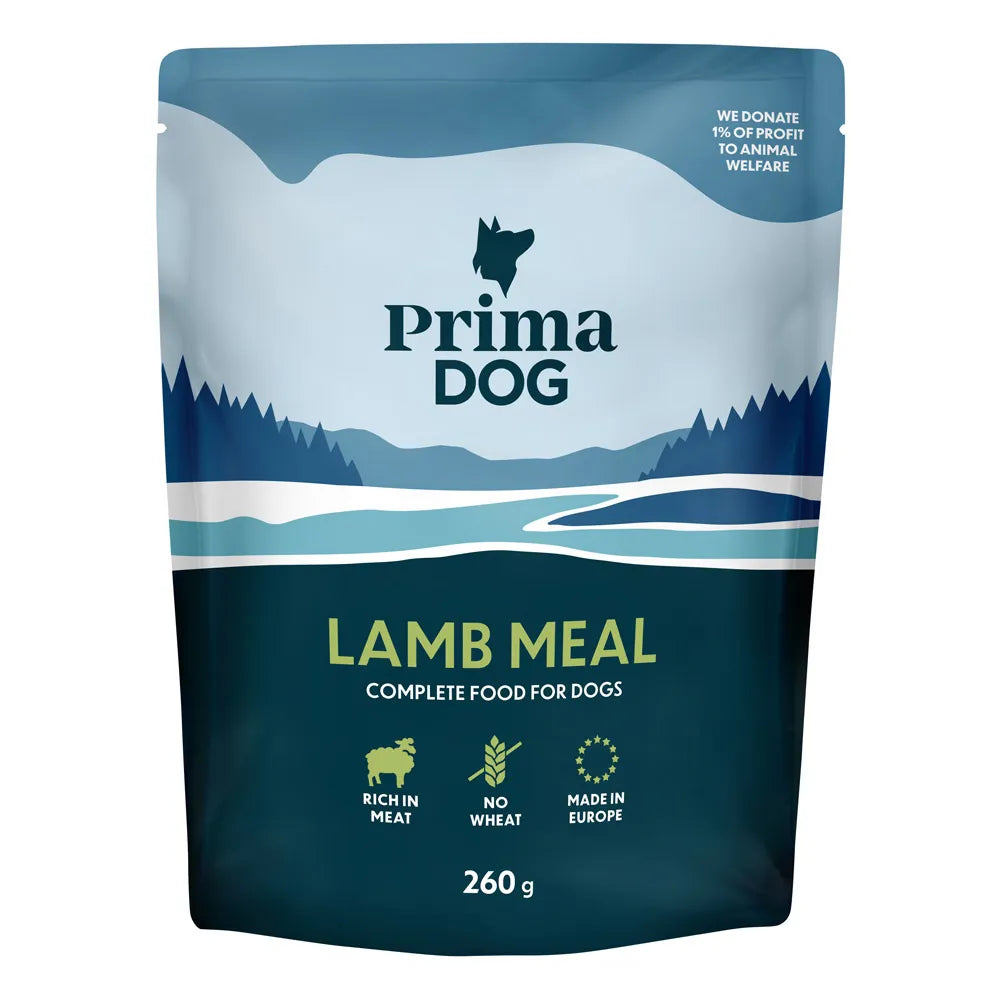 PrimaDog Lammasateria, koiran täysravinto 260g