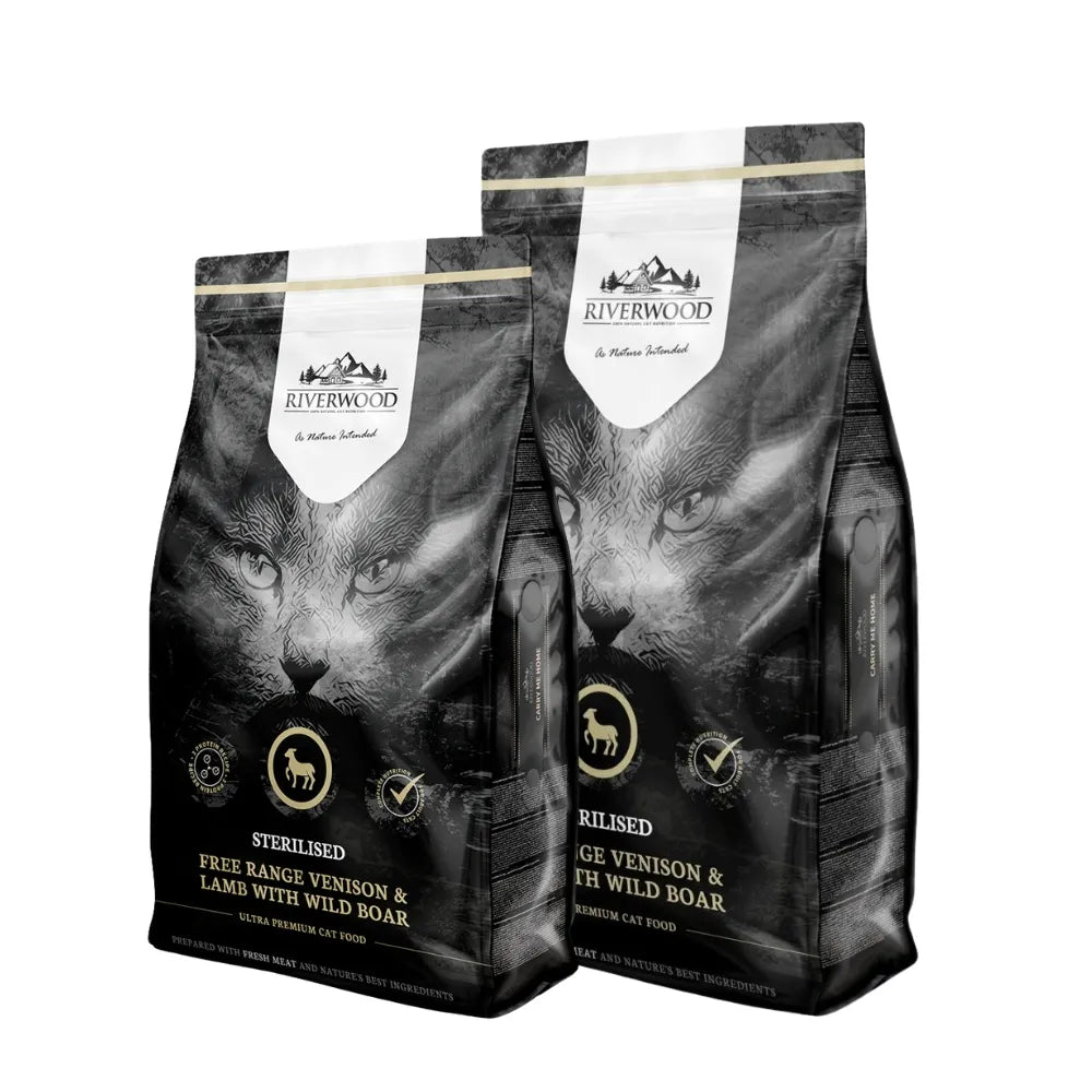 Riverwood Cat, Sterilised, Peura, lammas ja villisika 6kg
